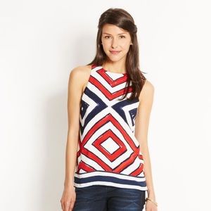 Vineyard Vines Diamond Print Sleeveless Top